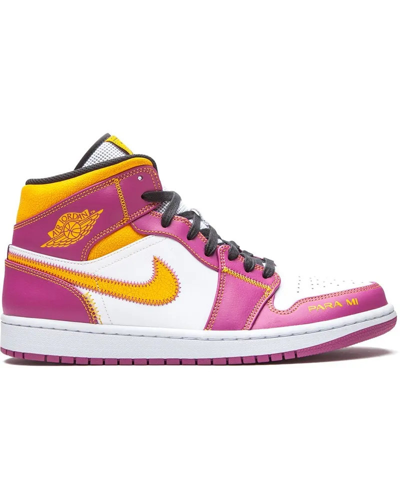 Jordan Air  1 Mid Sneakers - Rosa Rosa