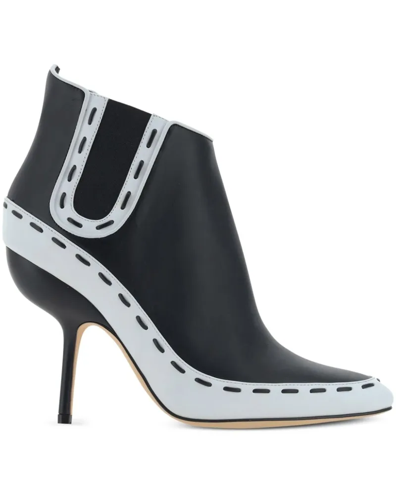 Manolo Blahnik Rizas Stiefeletten 105mm - Schwarz Schwarz