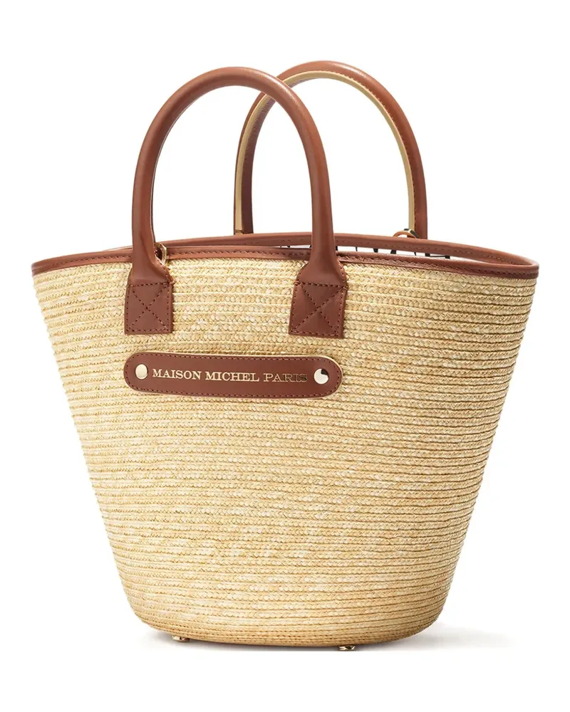 Maison Michel Handtasche aus Stroh - Nude Nude
