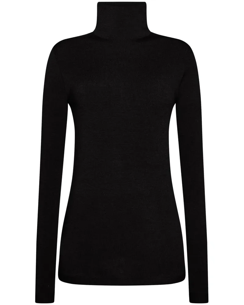 Wolford Gestricktes Oberteil - Schwarz Schwarz