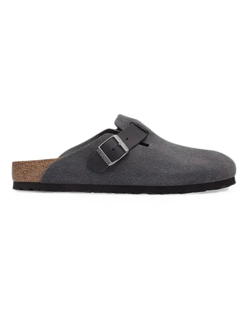 Birkenstock Boston Mules - Grau Grau