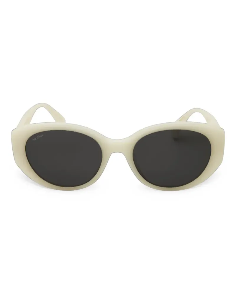 Max Mara round-frame sunglasses - Weiß Weiß