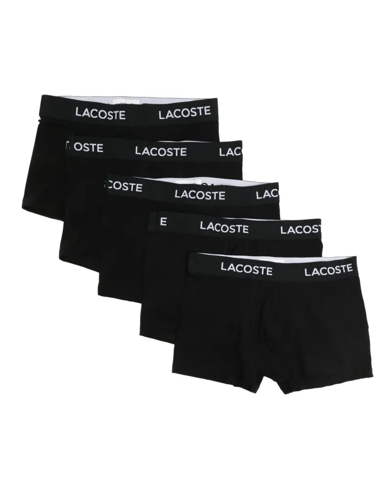 Lacoste Boxershorts aus Baumwollstretch (3er-Set) - Schwarz Schwarz