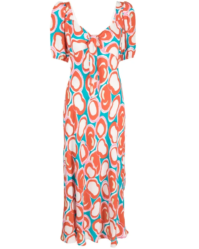 Diane von Furstenberg Teagan Kleid - Weiß Weiß