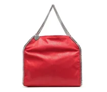 Shopper aus Faux-Leder - Rot
