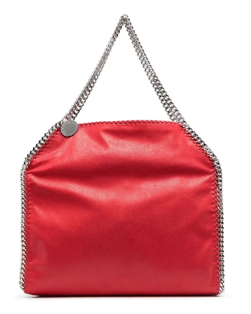 Stella McCartney Shopper aus Faux-Leder - Rot Rot
