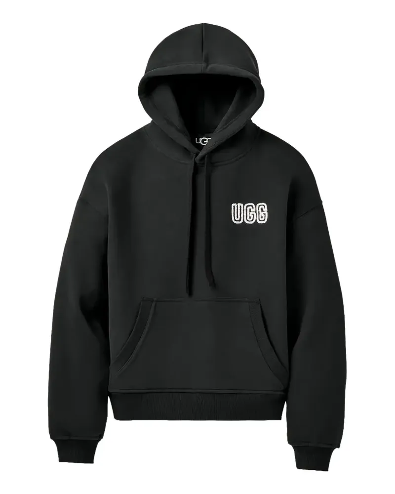 UGG logo-appliqué hoodie - Schwarz Schwarz