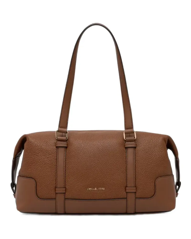Michael Kors Teddi large textured shoulder bag - Braun Braun