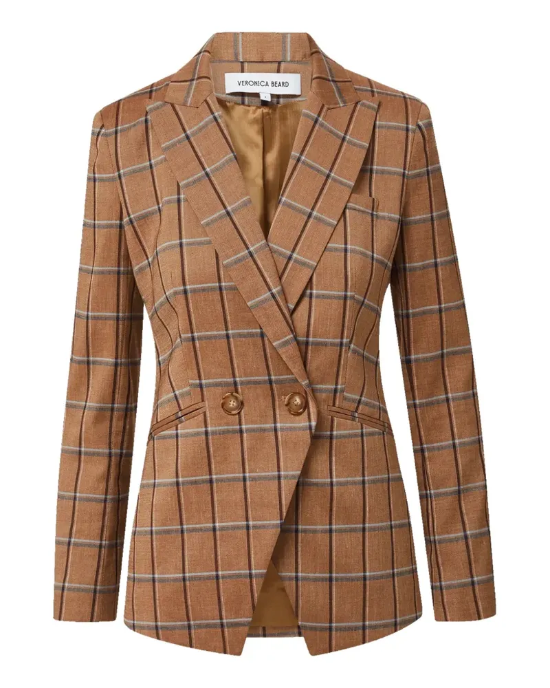 Veronica Beard Rickie double-breasted blazer - Braun Braun
