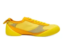 Sneakers mit Einsätzen - Gelb