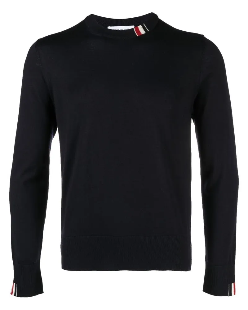 Thom Browne Pullover mit rundem Ausschnitt - Blau Blau