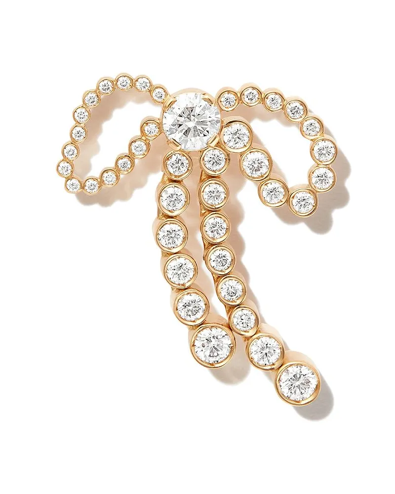 Sophie Bille Brahe 18kt Gelbgoldohrstecker mit Diamanten Gold
