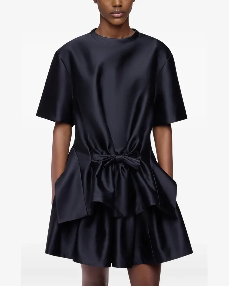 Paco Rabanne Oberteil mit Schleife - Schwarz Schwarz