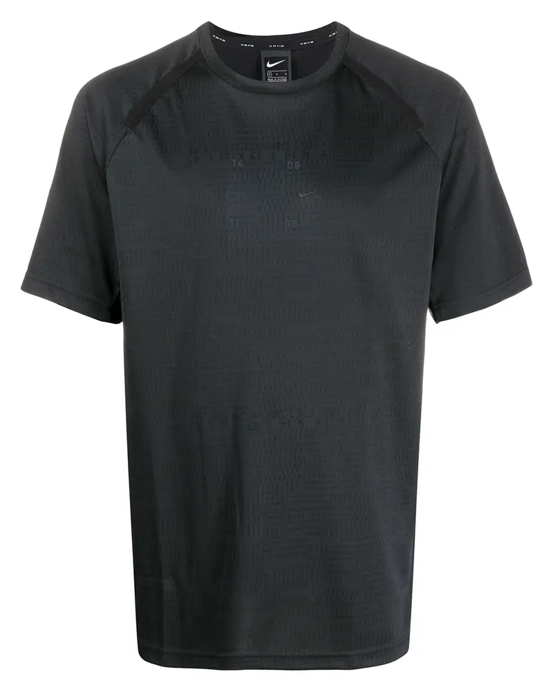 Nike T-Shirt mit Rundhalsausschnitt - Schwarz Schwarz