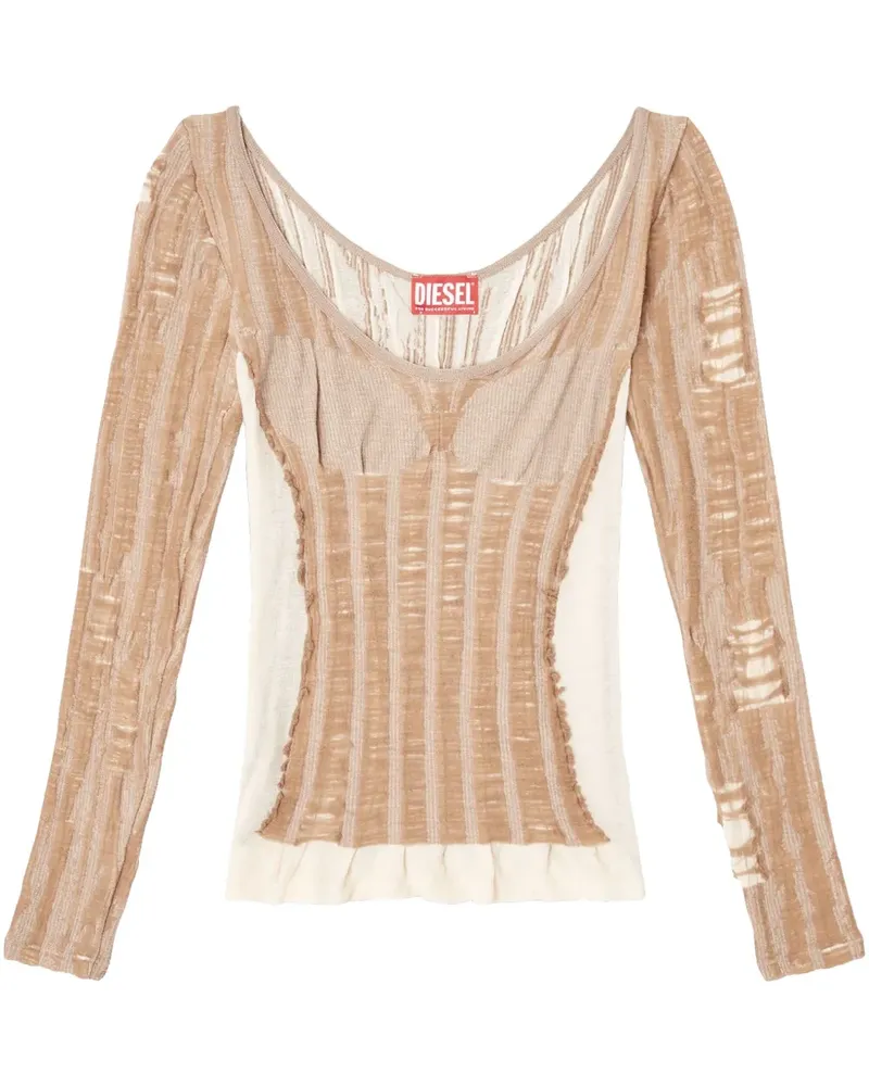Diesel M-Calai Oberteil - Nude Nude