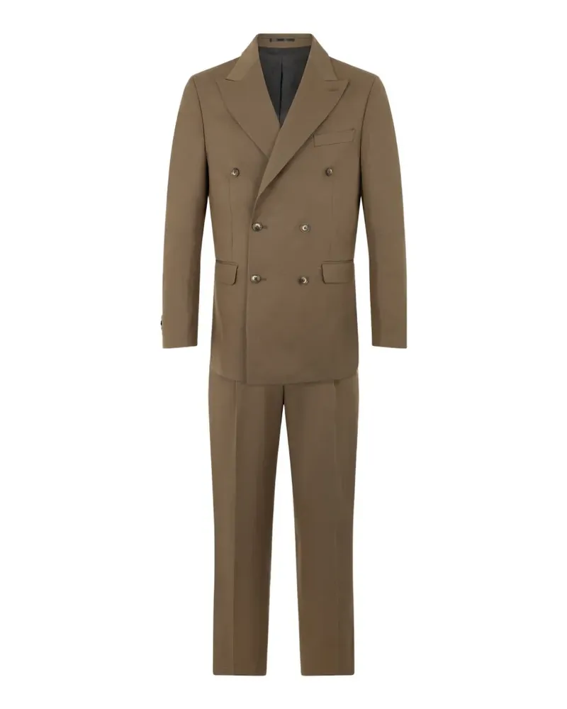 Roberto Cavalli peak-lapels double-breasted suit - Grün Grün
