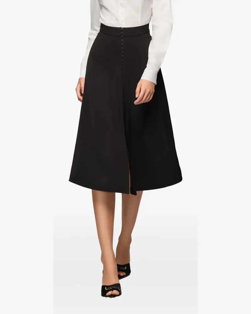 Murmur Diversion hook eye skirt - Schwarz Schwarz