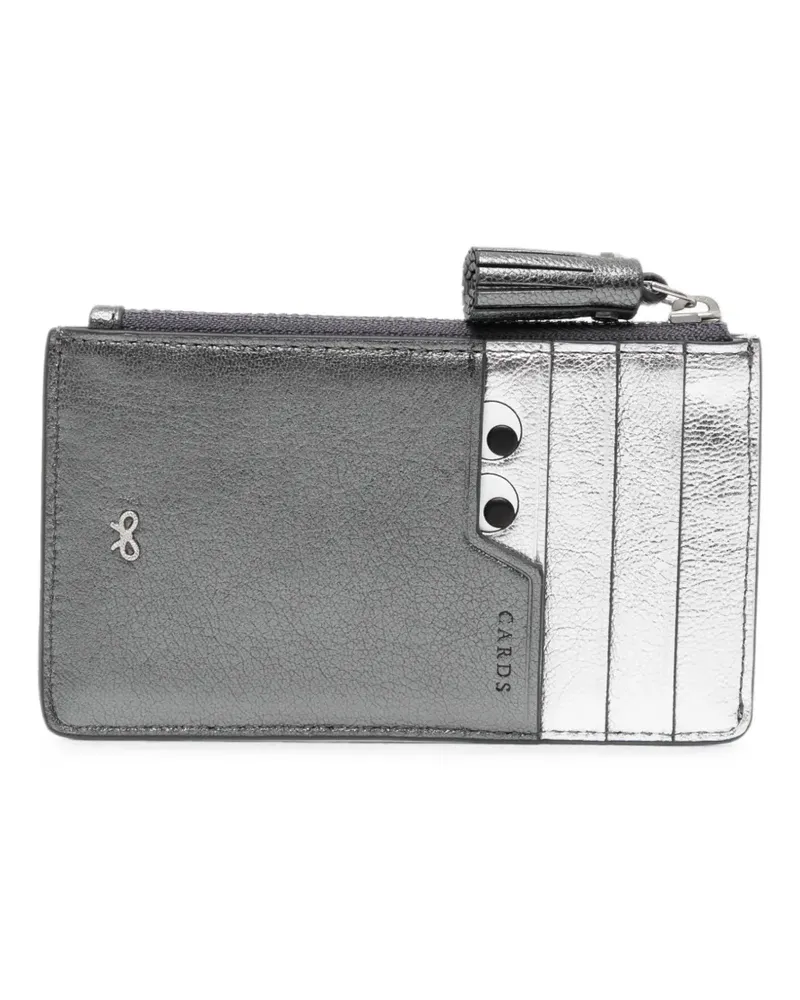 Anya Hindmarch Peeping Eyes Kartenetui - Grau Grau