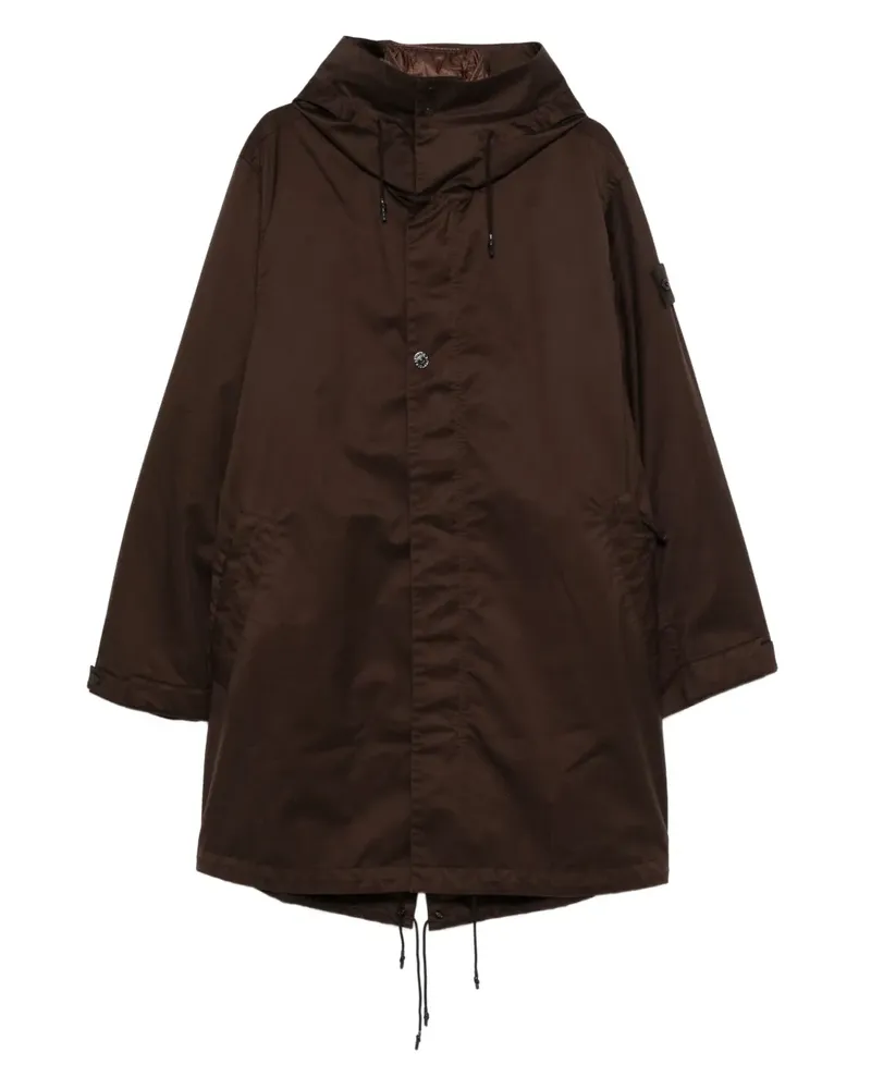 Stone Island Jacke mit Kapuze - Braun Braun