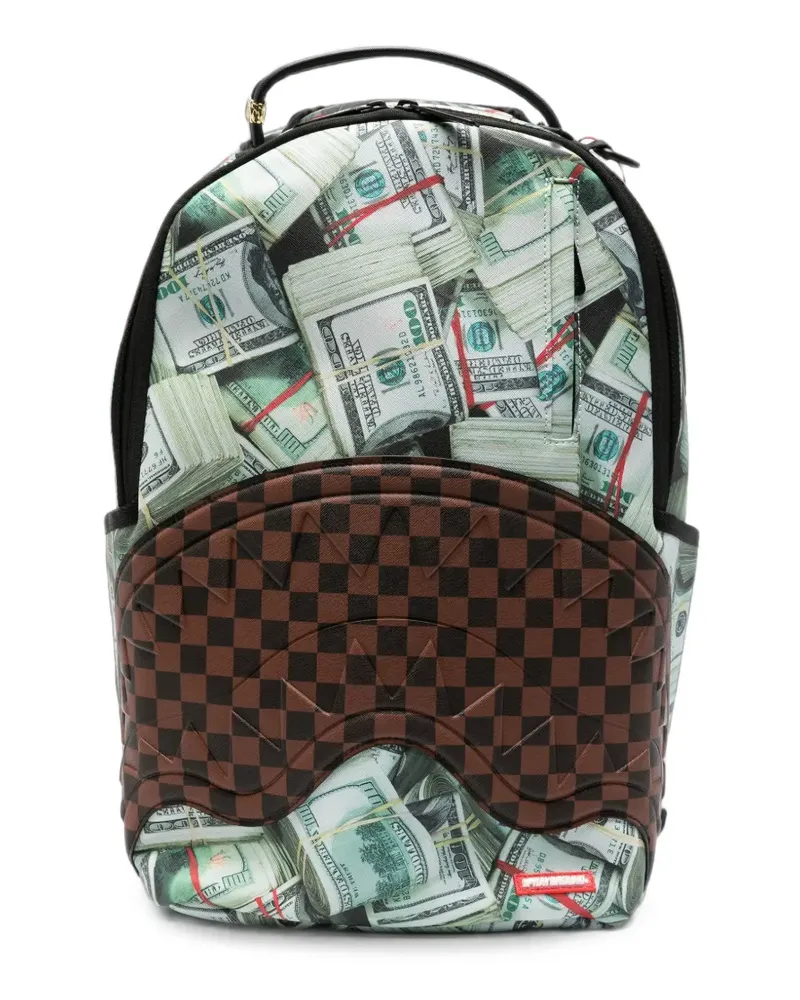 Sprayground Fully Loaded dollar-print backpack - Grün Grün