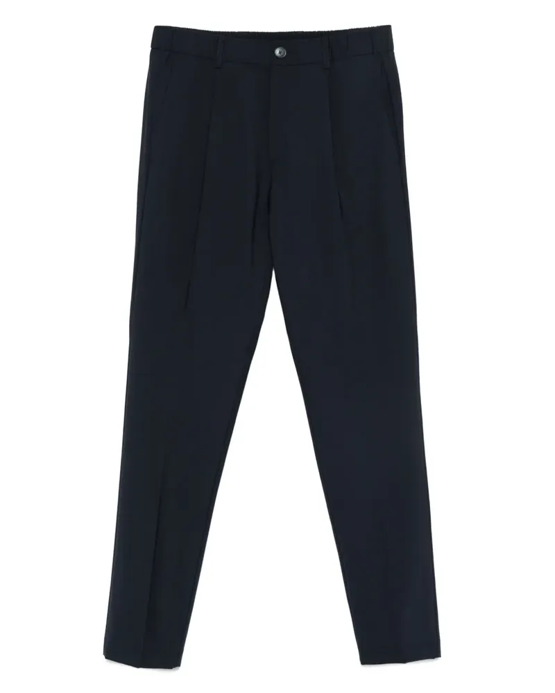 Herno Hose mit Falten - Blau Blau