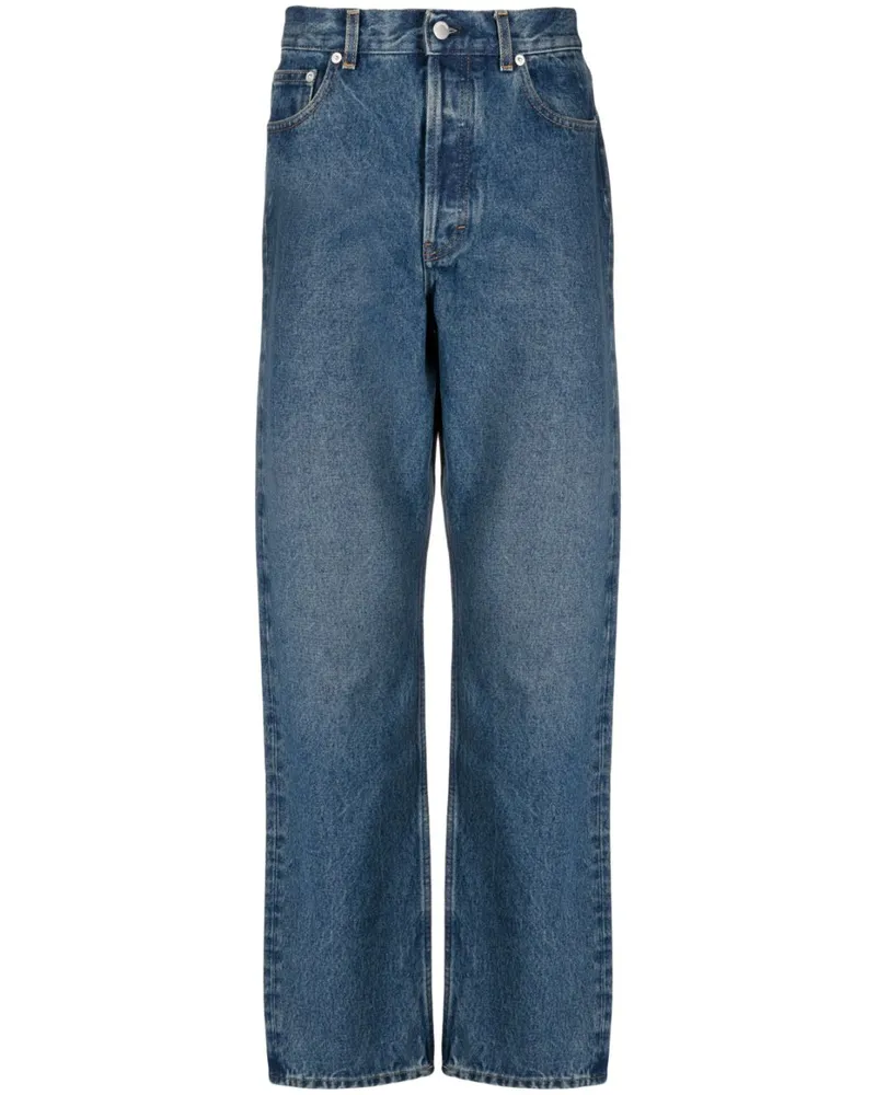 AMBUSH Lockere High-Rise-Jeans - Blau Blau