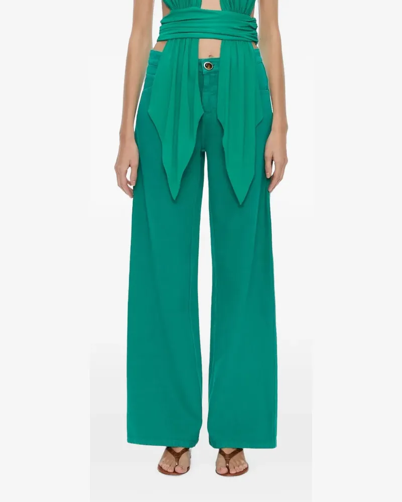 Christopher Esber Quartz Jeans mit lockerem Schnitt - Grün Grün