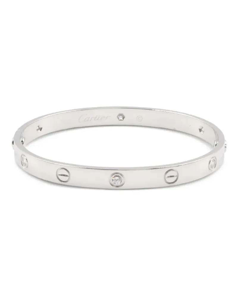Cartier 2010s Love Armband mit Diamant - Silber Silber