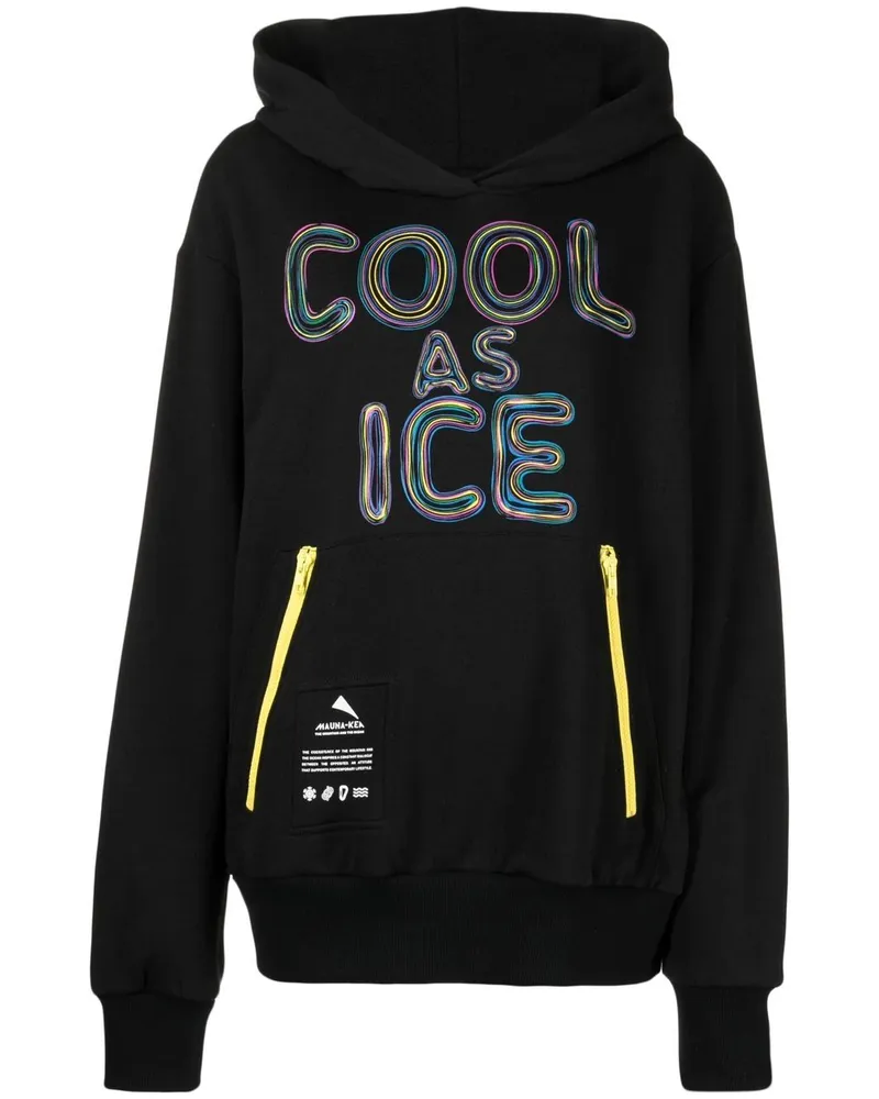 MAUNA KEA Cool As Ice Hoodie Schwarz