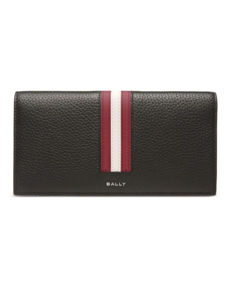 Bally Portemonnaie mit Streifen - Schwarz Schwarz
