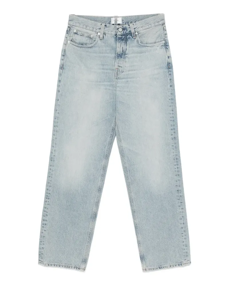 Haikure Jeans mit Logo-Patch - Blau Blau