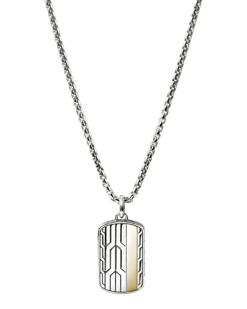 John Hardy Icon 50 sterling silver necklace - Silber Silber