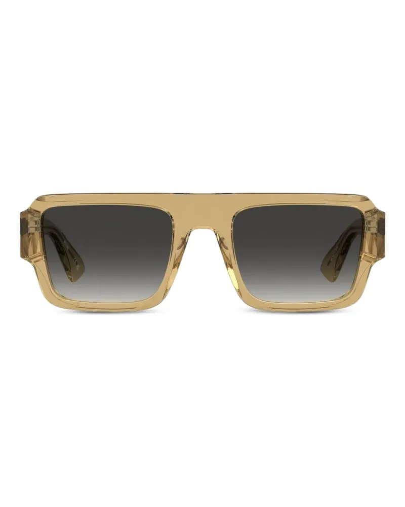 Moschino Sonnenbrille mit eckigem Gestell - Nude Nude