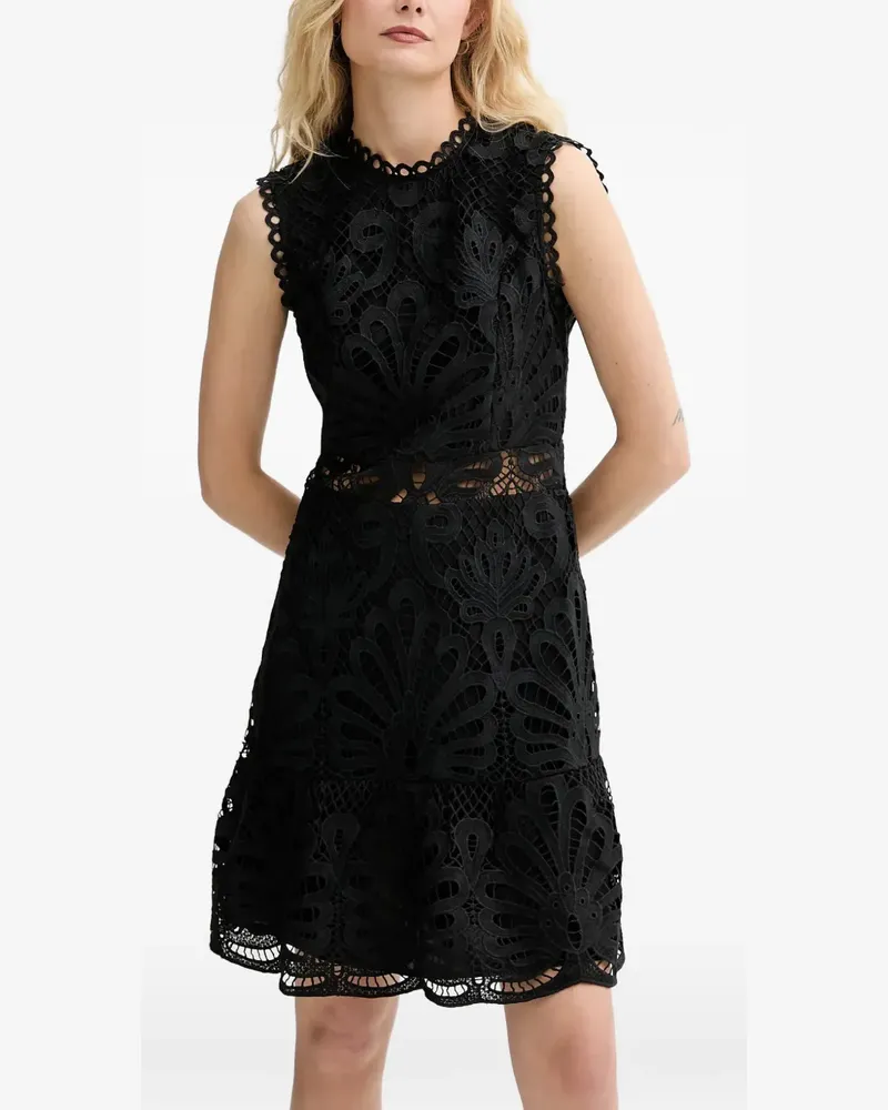 Morgan sleeveless mini dress - Schwarz Schwarz