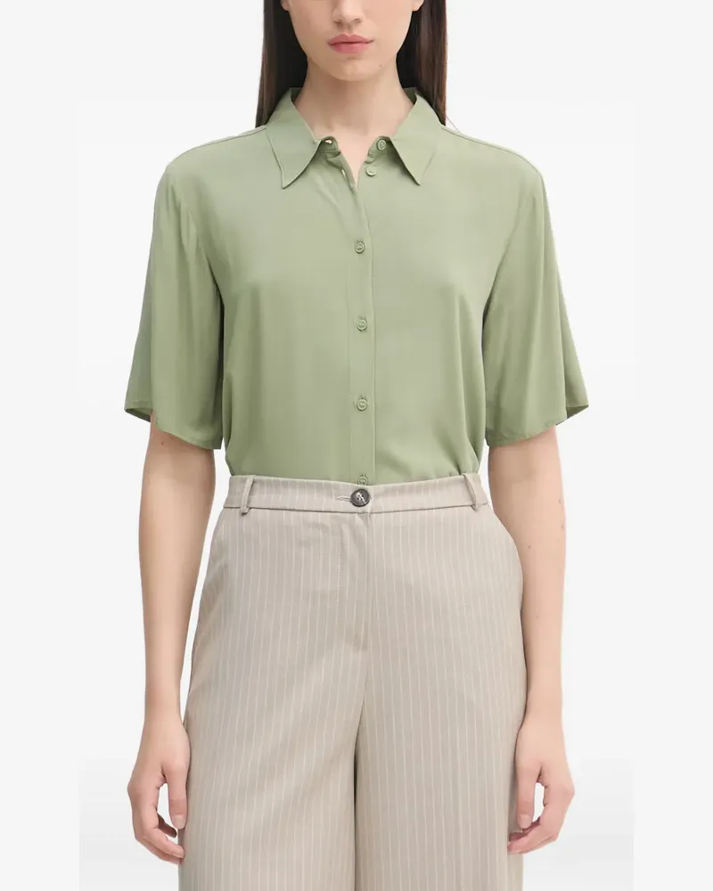 Benetton Klassisches Hemd - Grün Grün