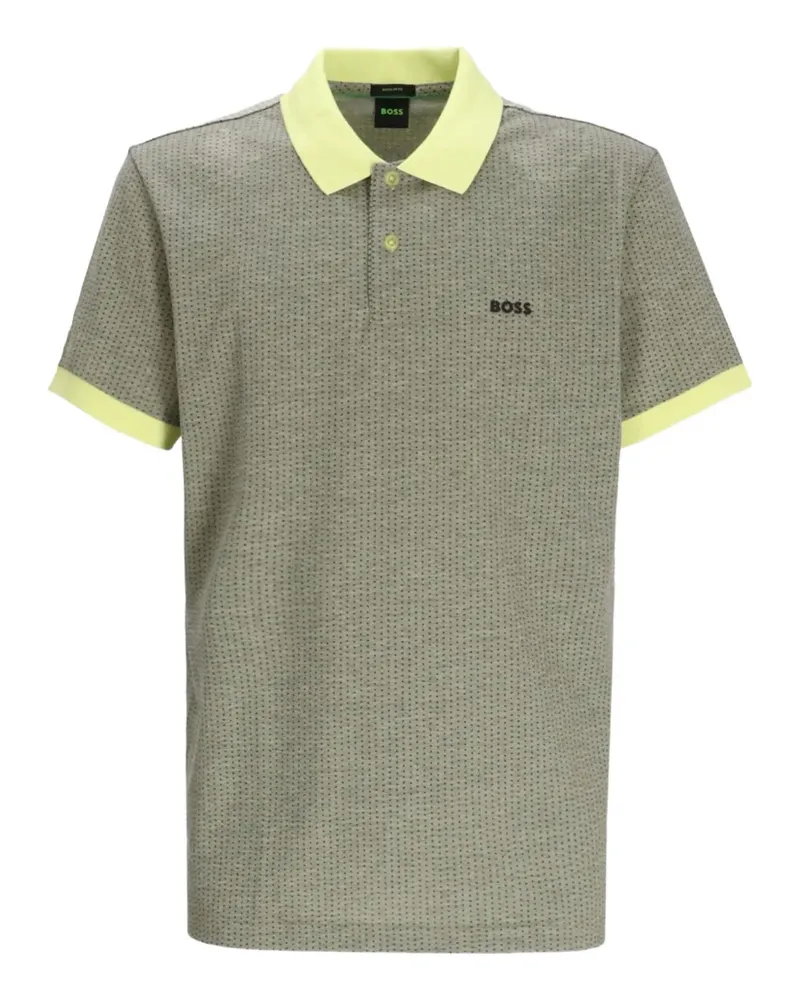 HUGO BOSS Poloshirt mit Logo-Stickerei - Grün Grün