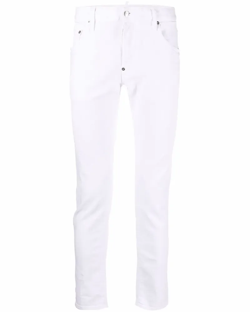Dsquared2 Klassische Skinny-Jeans - Weiß Weiß