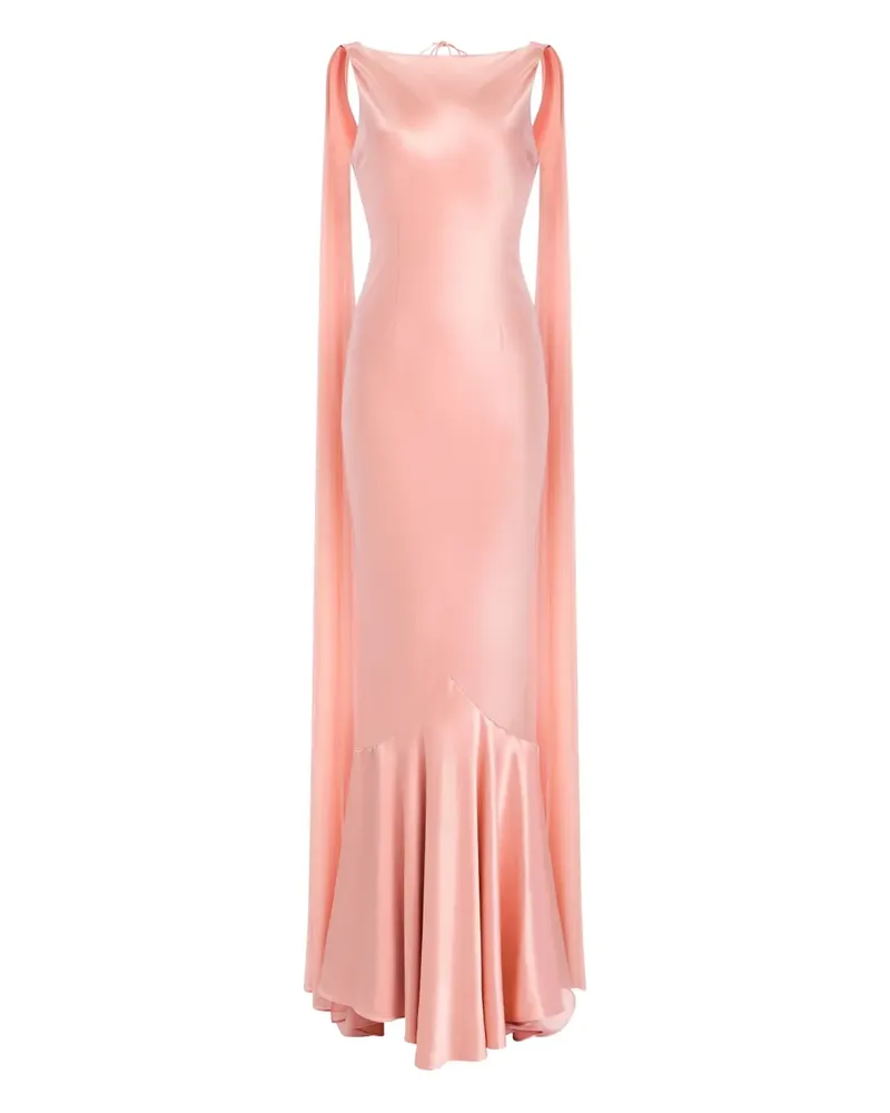Retrofête Julia Maxikleid - Rosa Rosa