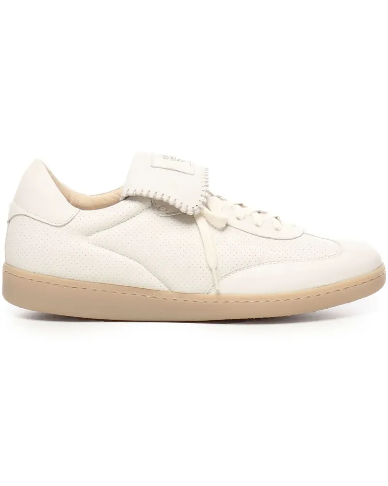 Eleventy Sneakers mit Oversized-Zunge - Weiß Weiß