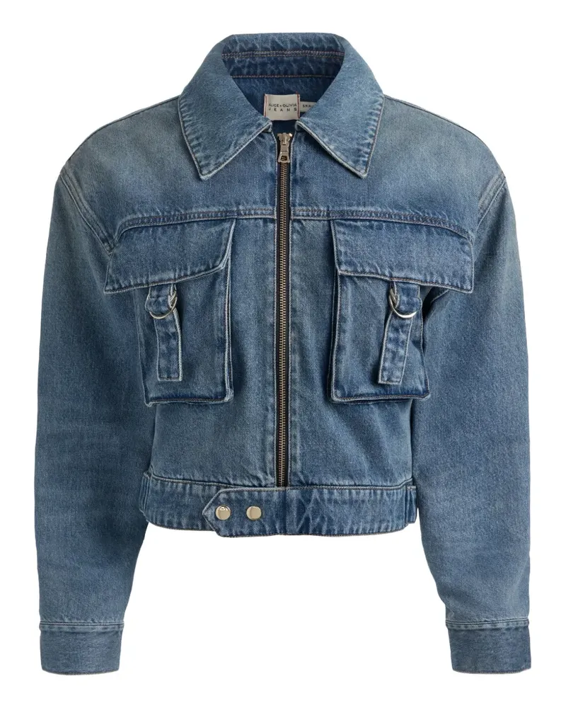 Alice + Olivia Leroy Jeansjacke - Blau Blau