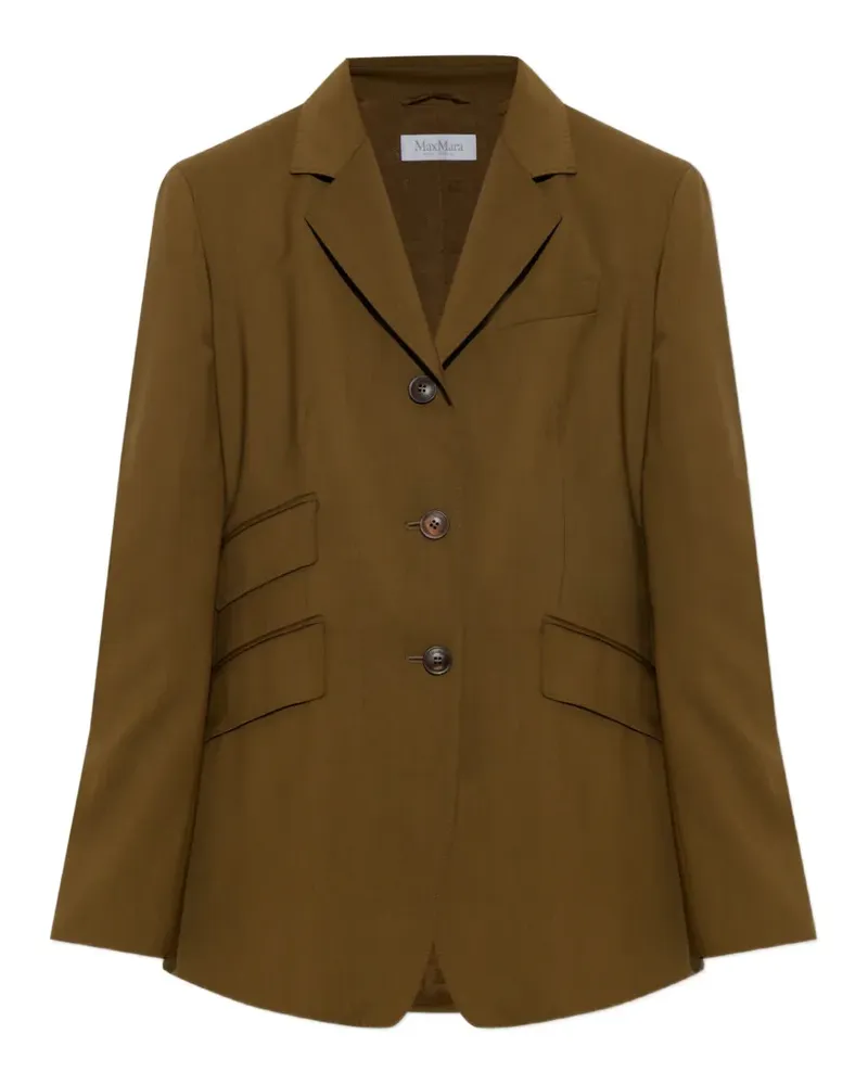 Max Mara Patio wool blazer - Braun Braun