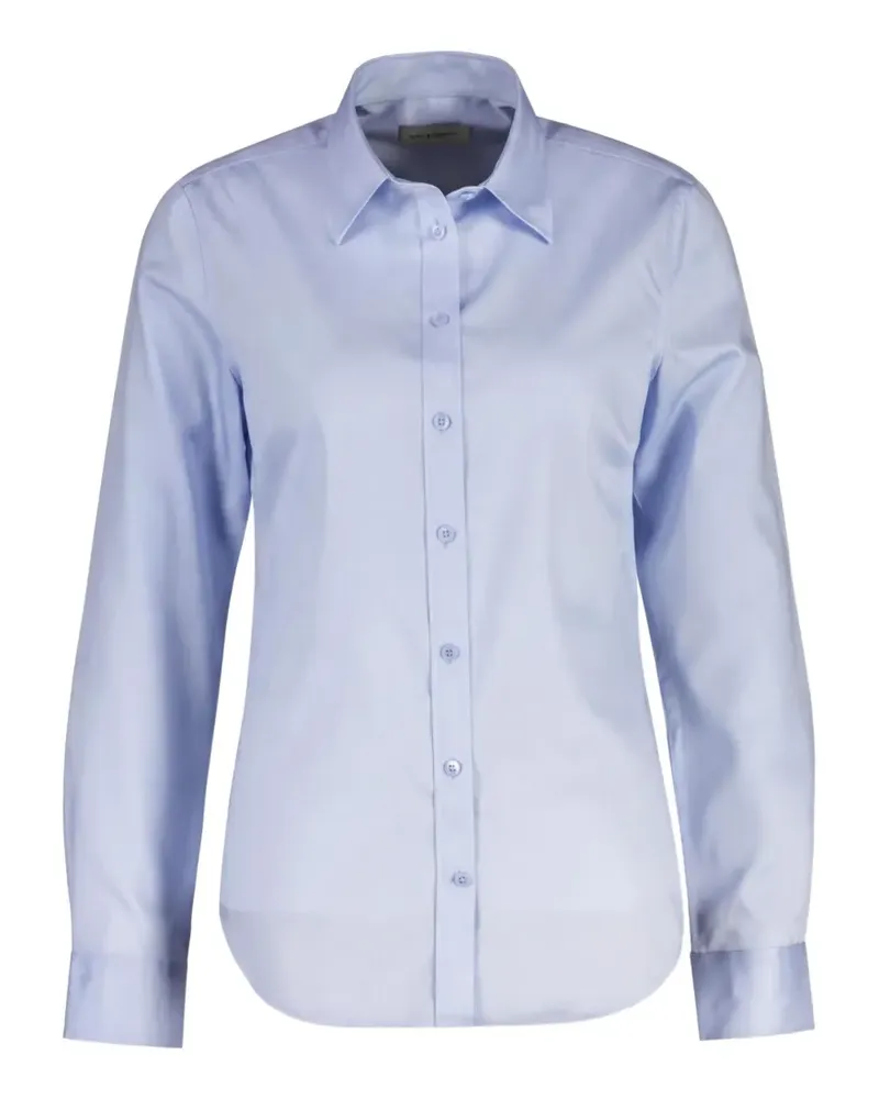 Gant Hemd mit Knopfleiste - Blau Blau