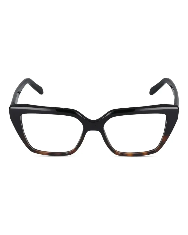 Ferragamo Cat-Eye-Brille - Schwarz Schwarz