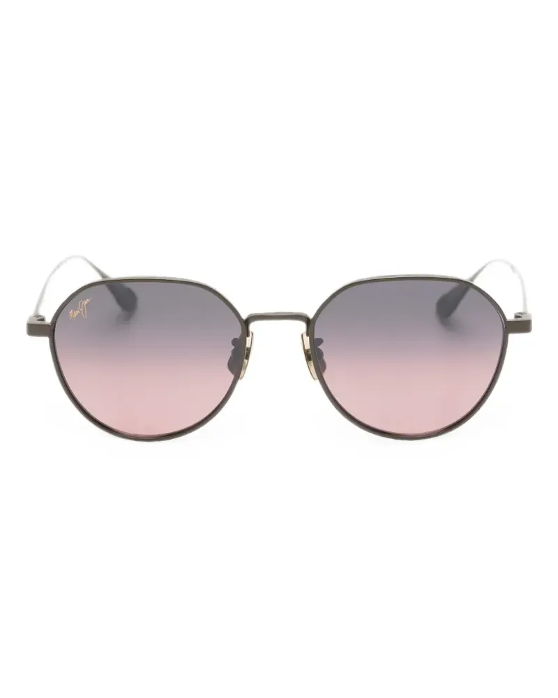 Maui Jim Kaulana geometric-frame sunglasses - Braun Braun