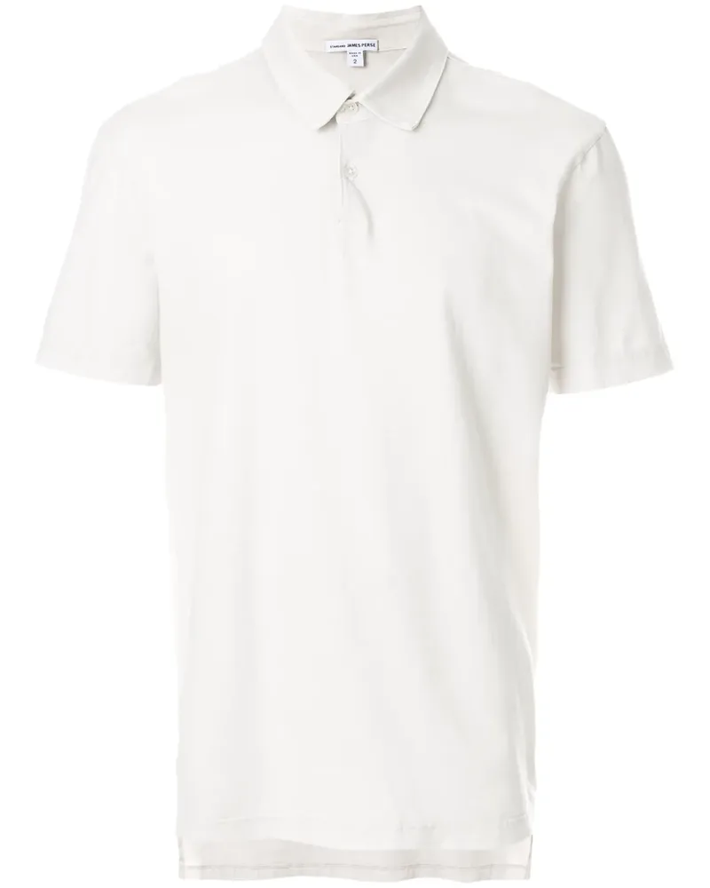 James Perse Klassisches Poloshirt - Weiß Weiß