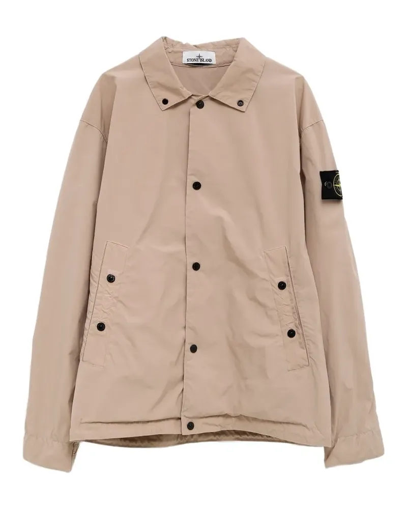 Stone Island buttoned patch jacket - Nude Nude