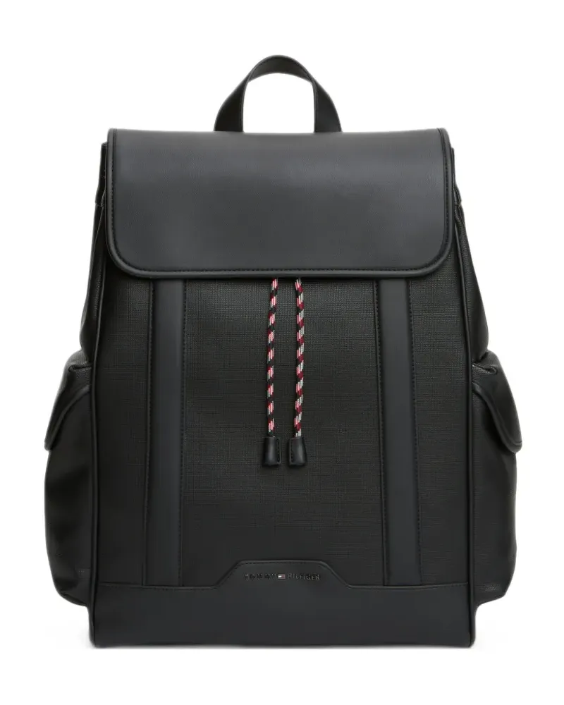 Tommy Hilfiger Rucksack mit Kordelzug - Schwarz Schwarz