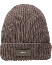 Bally Handschuhe mit Logo-Applikation Braun