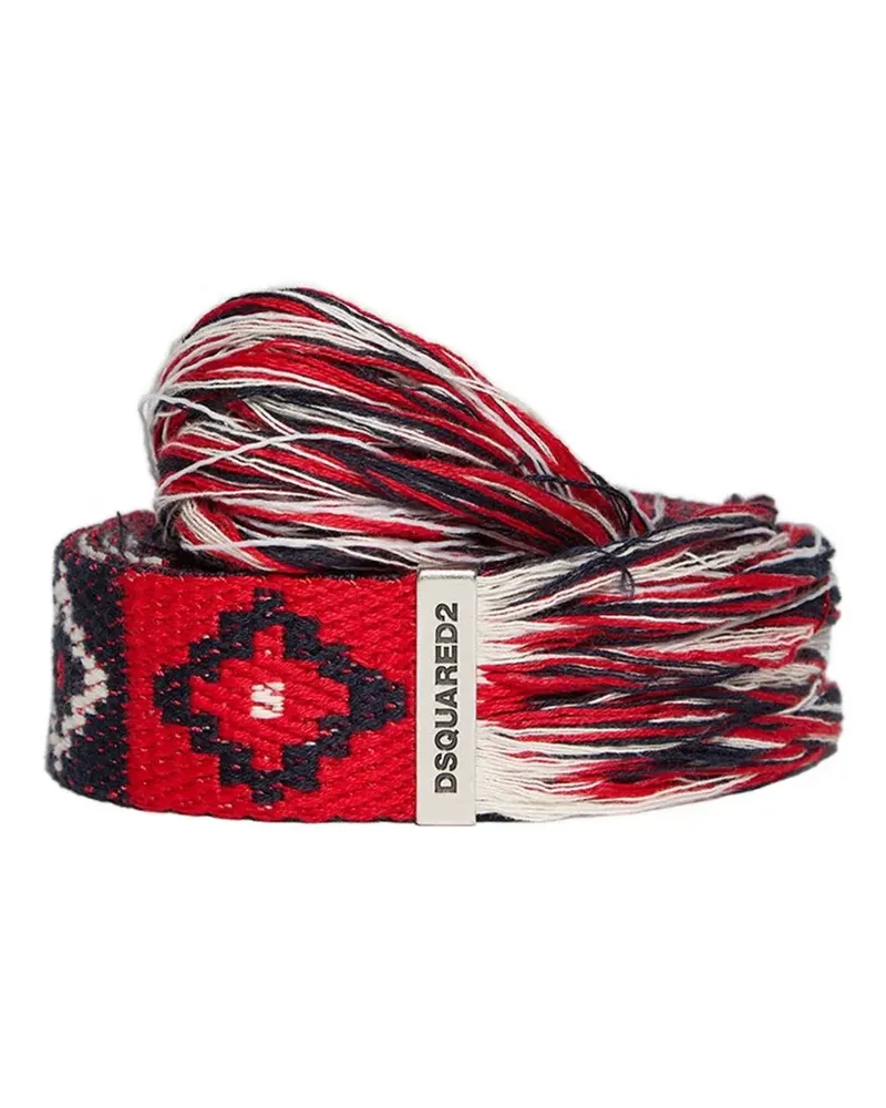 Dsquared2 Rock Your Road belt - Rot Rot