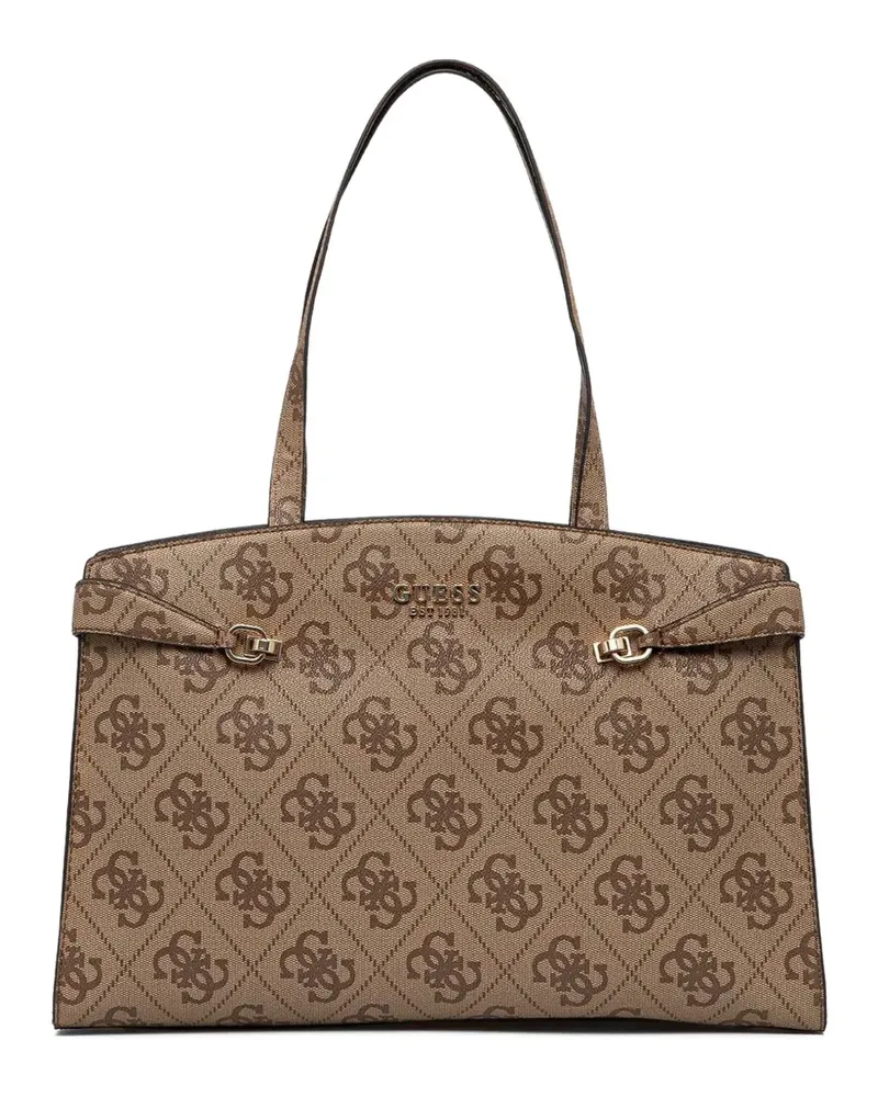 Guess Shopper mit Monogramm - Braun Braun